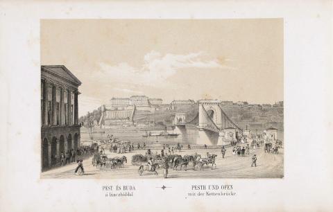 Alt Rudolf: Buda-Pest. Előadva 32 eredetí rajzolatban ~ által. — Pesth und Ofen...   Pesten, 1845. Hartleben 