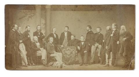 Richard Wagner barátai és tisztelői körében [Védett tétel] 1865 München 