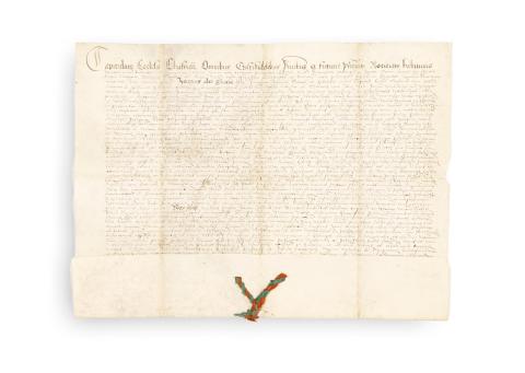 A csázmai káptalan oklevele [Védett tétel] 1530 Csázma [Čazma, HR] 