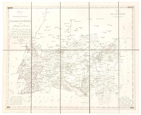 Kipferling, Karl Joseph: Charte von den Oesterreichischen Besitzungen im Schwaebischen Kreise nebst dem Breisgau und der Ortenau. Mit...  Wien, 1804. Kunst und Industrie Comptoirs. 