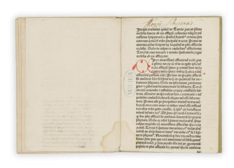 Tractatus quidam de Turcis 1481 Nürnberg 