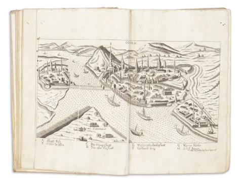 Wagner, Johann Christoph: Delineatio Provinciarum Pannoniae Et Imperii Turcici In Oriente….  Augsburg, 1684. Jacob Koppmayer. 