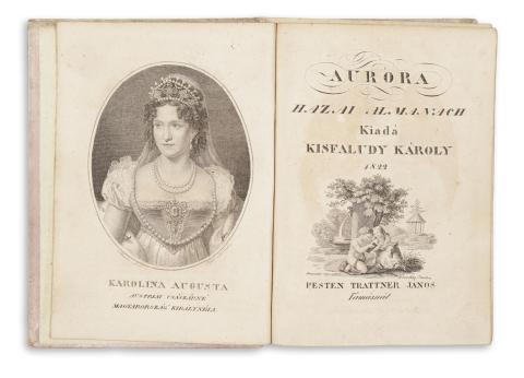 Aurora. Hazai almanach. Kiadá Kisfaludy Károly. 1822. 1822 Pesten, Trattner János Tamás 