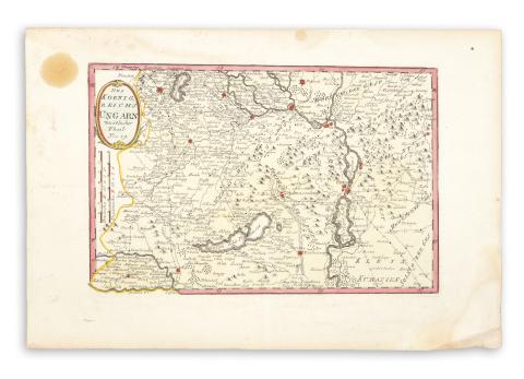 Reilly, Franz Johann Joseph von: Des Koenigreichs Ungarn westlicher Theil Nro. 29.  Wien, 1789-91. 
