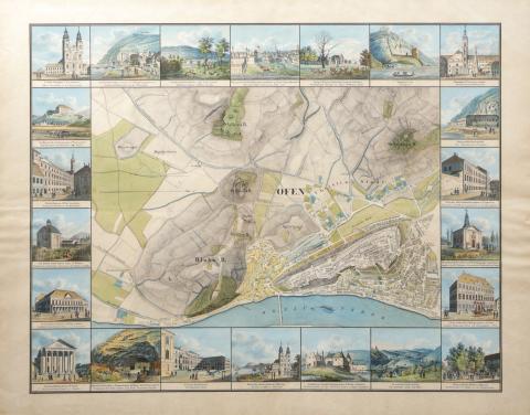 Vasquez, [Carlo Pinto] Pinos Károly gróf: Buda Szabad Királyi Város tájleirása...Gróf Vasquez Károly Által.  Wien, 1837. 