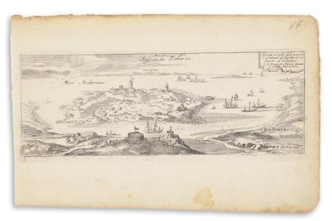 Peeters, Jan – Vorsterman, Lucas: Tabarka látképe  Antwerpen, 1686. Peeters. 