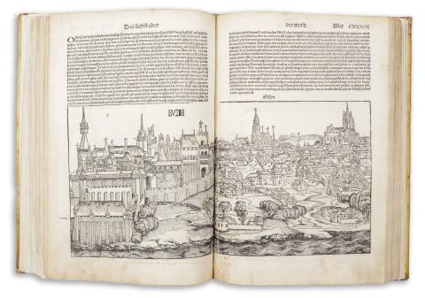 Schedel, Hartmann: Buch der Chronicken...  Nürnberg, Anton Koberger für Sebald Schreyer und Sebastian Kammermaister, 23. Dezember 1493. 
