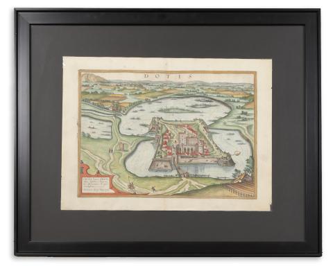 Tata látképe: Braun, Georg - Hogenberg, Frans – Dotis  Köln, 1617 