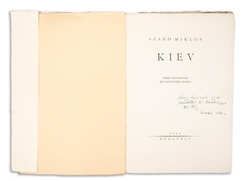 Szabó Miklós: Kiev. Német kivonattal. Mit deutschem auszug.  Budapest, 1943, Franklin T. 