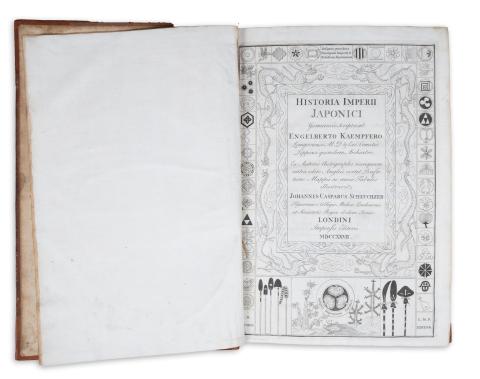 Kaempfer, Engelbert: The History of Japan, giving an account of the ancient and present state and government of that empire. Together with a description of the Kingdom of Siam. I-II.  London, 1727. Printed for the Translator. 