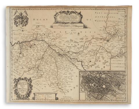 Hondius, Henricus: Ducatus Breslanus Sive Wratislaviensis  Amsterdam, 1636. 