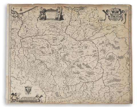 Blaeu, Willem Janszoon: Polonia Regnum, et Silesia Ducatus  Amsterdam, 1634. 