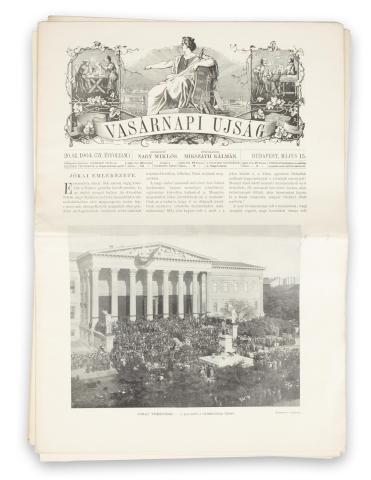 Jókai emlékezete - Vasárnapi Ujság 51. évf. 20. sz. (1904. május 15.)   
