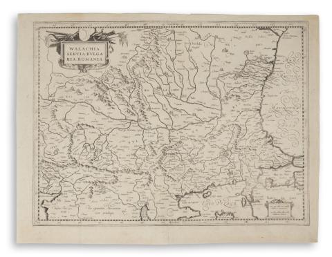 Mercator, Gerard: Walachia Servia, Bulgaria, Romania  Amsterdam, 1636. 