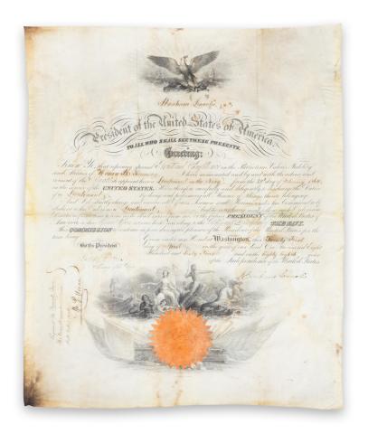 Az Amerikai Egyesült Államok elnökeinek aláírásával ellátott dokumentumok gyűjteménye.  1794-2026 