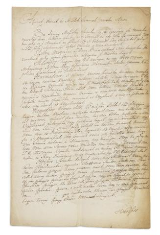 Zámory Magdolna végrendelete a veszprémi Szent Anna kápolna javára  Weszprém, 1736. 