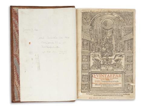 Eck, Johannes von Mayer: Quintae partis Johan Eckii in Lutherum et alios. Tomus Tertius Homiliarum de Sanctis...  Ausburg, 1534,  excudebat Alexander Weißenhorn. 