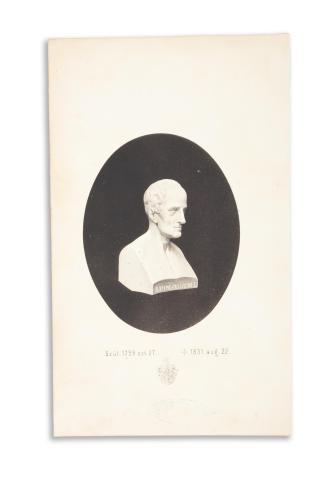 Kazinczy Ferenc kőnyomatú portréja  Pesten, 1860, Rohn Alajos 