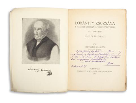 Hegyaljai Kiss Géza: Lorántfy Zsuzsána, I. Rákóczi Györgyné fejedelemasszony. Élt: 1600-1660. Élet és jellemrajz  Tahitótfalu, 1924. Sylvester kiadás 