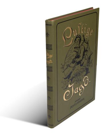 Miris, Franz: Lustige Jagd ein Handbuch für Jedermann der jagen schiessen und lachen...  München, é.n. Braun und Schneider 