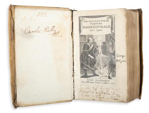 Della Porta, Giambattista [Ioh. Baptistae Portae Neapolitani]: Magiae Naturalis libri viginti.  [Lugd. Batavorum, 1651. Apud Petrum Leffen.] 