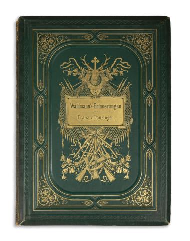 Pausinger, Franz von: Waidmann's-Erinnerungen Photographien nach den Originalen von Franz von Pausinger.  München - Berlin  Friedr. Bruckmann's Verlag 