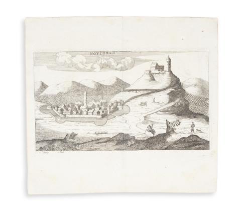 Nógrád látképe – Novigrad.  Augspurg, 1684, Jacob Koppmayer 
