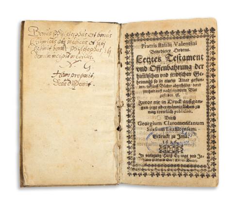 Öt ritka XVII. századi alkimista mű [kolligátum]   Jena, in verlegung Johann Eyring und Johann Perfert 1626 