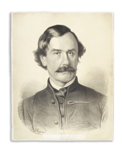 Szemlér Mihály  - Grimm Rezső [Rudolf]: Teleki László, széki, gróf kőnyomatos mellképe  [Pesten, 1861, Pfeiffer F., Haller J.] 