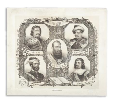 Szemlér Mihály - Grimm Rezső (Rudolf): A magyar szabadság vértanúi 1671-ben  Pesten, 1861, Pfeiffer Ferdinánd-Pollák T. ny.] 