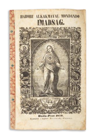 Háború alkalmával mondandó imádság - Ima, mellyet a kápolnai csatában elhunyt honvédeink tetemei fölött mondott: Kossuth Lajos. [kolligátum]  Buda-Pest, 1849, Bucsánszky Alajos 