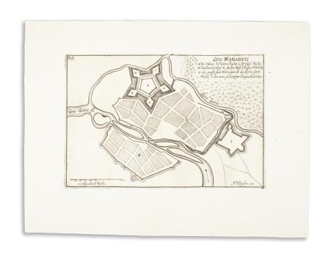 Nagyvárad látképe - Gros Waradein  Mainz, 1692. Nicolas Person. 