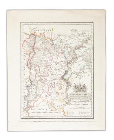 Pest, Pilis és Solt Vármegyék. A Jászság, a Nagy és a Kis-Kunság.  Wien, 1802-1811. Görög Demeter és Márton József ny. 