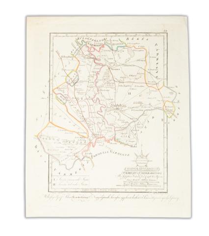 Csongrád vármegye. Comitatus Csongradiensis  Wien, 1801-1811. Görög Demeter és Márton József ny. 