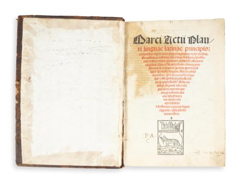 Plautus, Titus Maccius: Marci Actii Plauti linguae latinae principis: Comoediae vigi[n]ti : viuis pene imaginibus reces excultae  Venetiis, 1518.VIII.12. Per Melchiorem Sessam & Petrum de Rauannis socios ... 