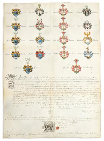 A Spandkau-család genealógiája 1754  