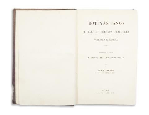 Thaly Kálmán: Bottyán János II. Rákóczi Ferencz fejedelem vezénylő tábornoka.  Pest, 1865, Ráth Mór [Bécsben, Jacob és Holzhausen] 