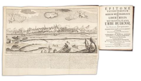 Miller János Ferdinánd: Epitome vicissitudinum et rerum memorabilium de libera regia ac metropolitana urbe Budensi, ...  Budae, [1760]. typ. Leopoldi Francisci Landerer   