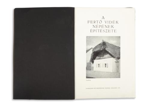 A Fertő vidék népének építészete  Budapest, 1937, [Élet ny.] 