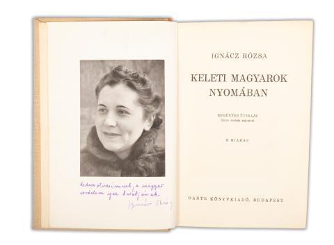 Ignácz Rózsa: Keleti magyarok nyomában. Regényes útirajz Biczó András rajzaival   Budapest, 1941. Dante Könyvkiadó (Hornyánszky Viktor R.-T. Nyomdai Műintézet) 