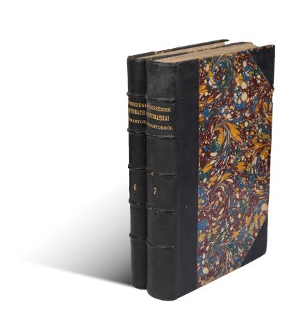 Konkoly [Thege] Miklós : - - csillagászati tanulmányait tartalmazó egyedi kétkötetes kolligátum.  Budapest, 1877-1880, Akadémia kk. -MTA [Athenaeum] 