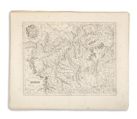 Mercator, Gerard: Lombardiae Alpestris pars occidentalis cum Valesia. Per Gerardum Mercatorem  Cum privilegio  Amsterdam, 1619. Hondius Jodocus 