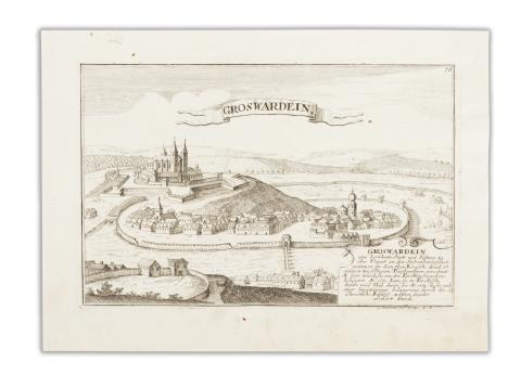 Nagyvárad rézmetszetű látképe : Bodenehr, Gabriel: Groswardein  [Augsburg, 1720.] A[ugusta] V[indelicorum]. 