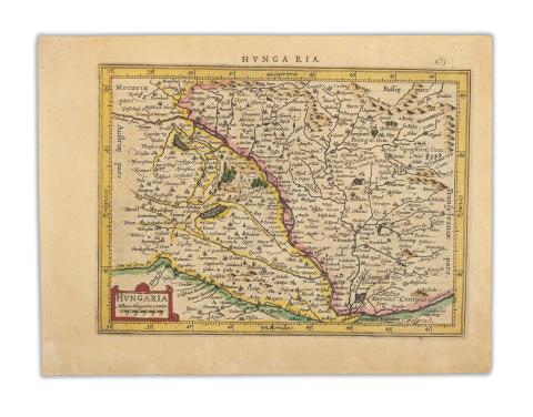 Hondius, Jodocus: Hungaria  Amsterdam, 1607. 
