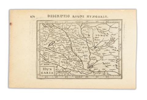 Hondius, Jodocus: Descriptio Regni Hungariae  Amsterdam, [1616/17]. 