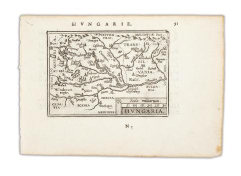 Ortelius, Abraham – Galle, Philip: Hungaria  1610 