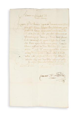 Esterházy Miklós nádor levele 1641 Kismarton 