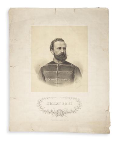 Hollán Ernő portré  Pest, 1860, Grund Vilmos 