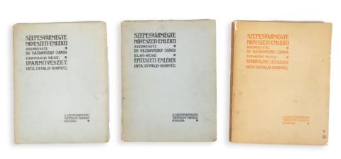 Divald Kornél: Szepesvármegye művészeti emlékei. Szerkeszti: Vajdovszky János. I-III.  Budapest, 1905-1907. Stephaneum. 