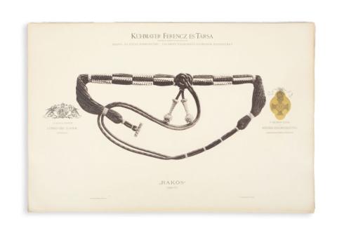 Kühmayer Ferencz és társa császári és királyi udvari szállítók arany- és ezüst-sodronyáru-, valamint paszománt-gyárosok Pozsonyban  Budapest, é.n. Czettel és Deutsch. 